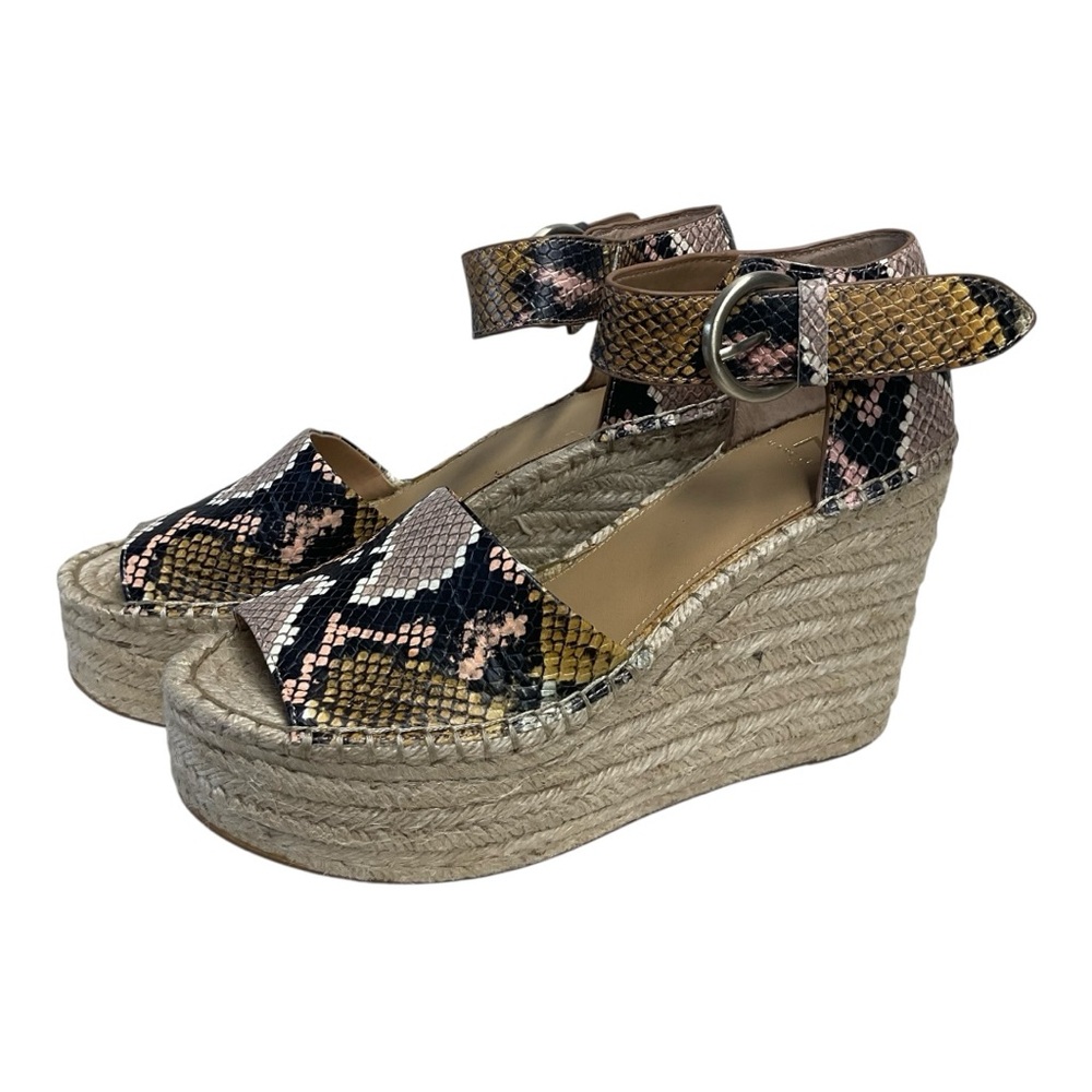 Marc Fisher LTD Women's Lalida Espadrille Wedge Sandals Size 7.5 - Picture 2 of 15